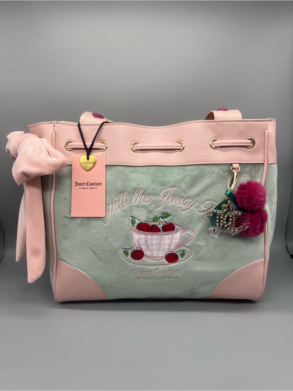 Juicy couture sweet tea party tote purse